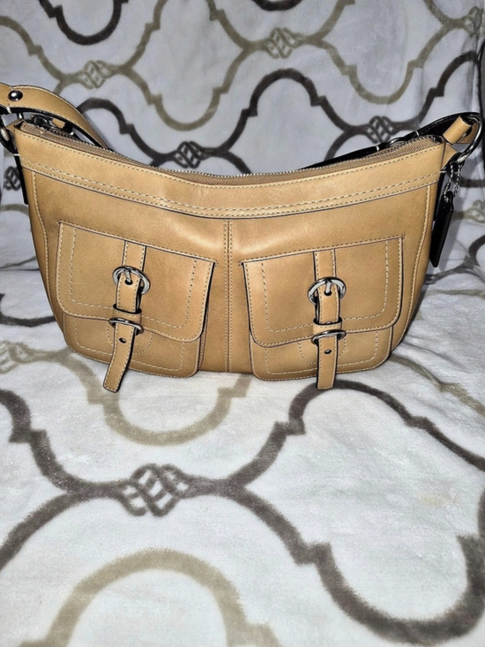 Coach Vintage Coach Soho Front Double Buckle Pocket Hobo Shoulder Bag Soho Front